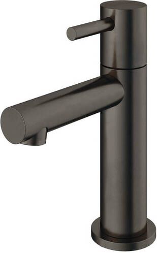 Hotbath Cobber Fonteinkraan opbouw L-uitloop 8.5cm verouderd ijzer E001AI
