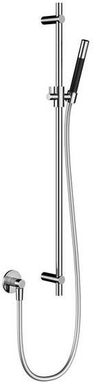 Hotbath Cobber glijstang 90cm met wandaansluitbocht 150cm doucheslang en staafhanddouche chroom M307CR