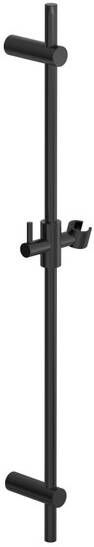 Hotbath COBBER Glijstang 90cm rond Geborsteld zwart PVD M311MBP