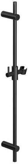 Hotbath COBBER Glijstang 90cm rond Gepolijst zwart PVD M311PBP