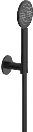 Hotbath COBBER Handoucheset wandsteun doucheslang 150cm Geborsteld zwart PVD M444MBP