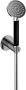 Hotbath Cobber M442 ronde handdouche met wandsteun en uitlaat en doucheslang 150cm messing verouderd verweerd M442AB - Thumbnail 5