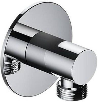 Hotbath Cobber wandaansluitbocht 7 x 7 x 5 1 cm geborsteld messing PVD - Foto 1
