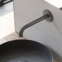 Hotbath Wastafelkraan Uitloop Cobber Rond 15 cm Verouderd IJzer - Thumbnail 2
