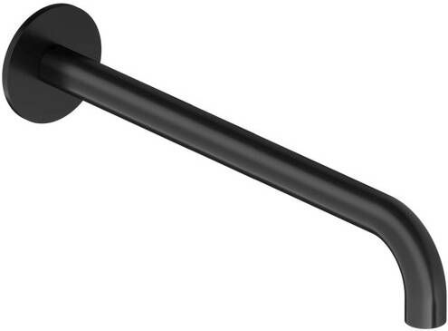 Hotbath Cobber uitloop lengte 25 cm mat zwart CB095-25BL