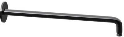 Hotbath COBBER Wandarm 40 cm PBP Gepolijst zwart PVD CB450PBP