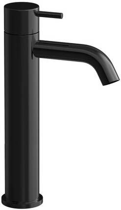 Hotbath COBBER Wastafelmengkraan zonder waste Gepolijst zwart PVD CB003HCPBP