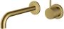 Hotbath Cobber X Afbouwdeel voor wastafelmengkraan 18cm uitloop Geborsteld Messing PVD CX105EXT18BBP - Thumbnail 2