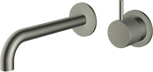 Hotbath Cobber X Afbouwdeel voor wastafelmengkraan 18cm uitloop Geborsteld Nikkel CX105EXT18GN