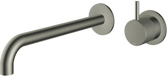 Hotbath Cobber X Afbouwdeel voor wastafelmengkraan 25cm uitloop Geborsteld Nikkel CX105EXT25GN