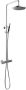 Hotbath Cobber X SDS9 thermostatische regendoucheset met 30cm ronde hoofddouche staafhanddouche messing geborsteld PVD SDSX9BBP5 - Thumbnail 1