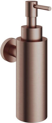 Hotbath Cobber zeepdispenser wandmodel geborsteld koper PVD CBA09BCP