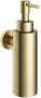 Hotbath Cobber zeepdispenser wandmodel 17 8 x 5 x 10 9 cm geborsteld messing - Thumbnail 2