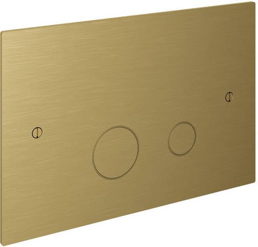 Hotbath &MORE Bedieningspaneel geschikt voor Geberit UP320 Geborsteld Messing PVD (BAR320BBP)