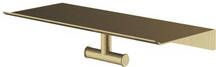 Hotbath &MORE Dubbele Handdoekhaak voor planchet serie Geborsteld messing PVD SHA03BBP