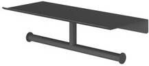 Hotbath &MORE Dubbele Rolhouder voor planchet serie Geborsteld zwart PVD SHA05MBP