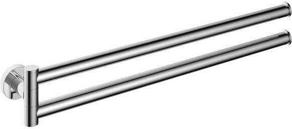 Hotbath &More handdoekhouder draaibaar geborsteld gunmetal PVD