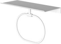 Hotbath &MORE Handdoekring voor planchet serie Mat wit SHA08WH