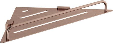Hotbath &MORE Hoek planchet BCP Geborsteld koper PVD BAA22BCP