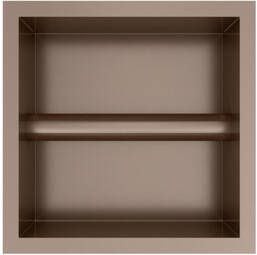 Hotbath &MORE Inbouw Toiletrol Houder 16x16x13cm Tuscan bronze PH016TB