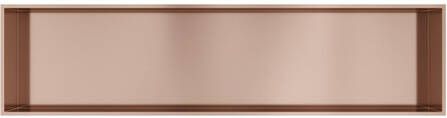 Hotbath &MORE Inbouwbox of inbouwnis 30x120x10 Geborsteld gunmetal PVD BOX120BGP