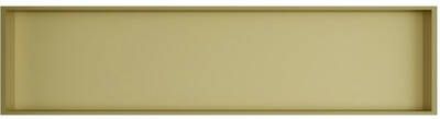 Hotbath &MORE Inbouwbox of inbouwnis 30x120x10 Geborsteld gunmetal PVD BOX120BGP