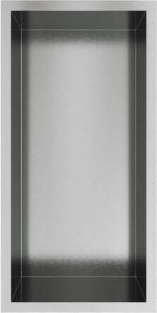 Hotbath &MORE Inbouwbox of inbouwnis 30x15x10 Geborsteld gunmetal PVD BOX015BGP