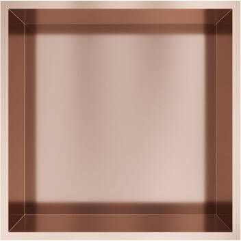 Hotbath &MORE Inbouwbox of inbouwnis 30x30x10 Geborsteld koper PVD BOX030BCP