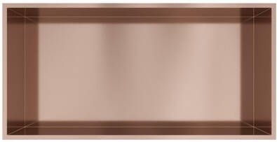 Hotbath &MORE Inbouwbox of inbouwnis 30x60x10 Geborsteld gunmetal PVD BOX060BGP