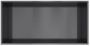 Hotbath &MORE Inbouwbox of inbouwnis 30x60x10 Geborsteld gunmetal PVD BOX060BGP - Thumbnail 3