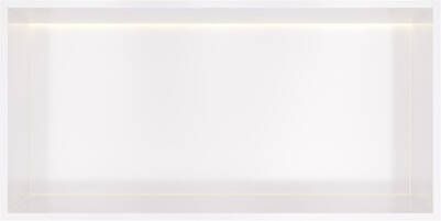 Hotbath &MORE Inbouwbox of inbouwnis 30x60x10 with LED IP44 Mat wit BOX060LWH