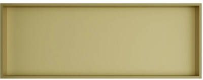 Hotbath &MORE Inbouwbox of inbouwnis 30x80x10 Geborsteld gunmetal PVD BOX080BGP