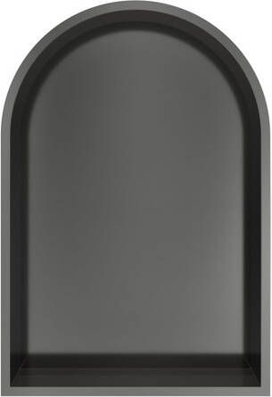 Hotbath &MORE Inbouwbox of inbouwnis Toogmodel 30x45x10cm Geborsteld gunmetal PVD BOW30BGP