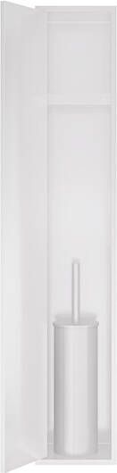 Hotbath &MORE Inbouw reserverol houder voor 6 rollen 74x20.9x14cm Mat Wit