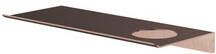 Hotbath &MORE Planchet 30cm inclusief bevestigings rails 1 uitsparing voor zeepdispenser of beker Geborsteld koper PVD SH030HBCP