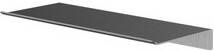 Hotbath &MORE Planchet 30cm inclusief bevestigings rails Geborsteld gunmetal PVD SH030BGP