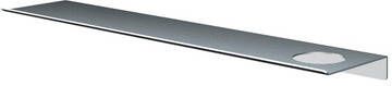 Hotbath &More Planchet 60 cm inclusief bevestigings rails met 1 uitsparing voor een zeepdispenser of beker RVS 316