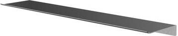 Hotbath &MORE Planchet 60cm inclusief bevestigings rails Geborsteld gunmetal PVD SH060BGP