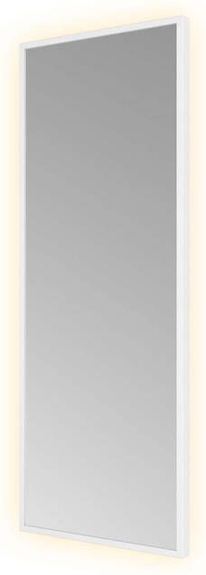 Hotbath &MORE Spiegel direct en indirect LED color changing dimbaar met afstandsbediening Mat wit SQU380WH