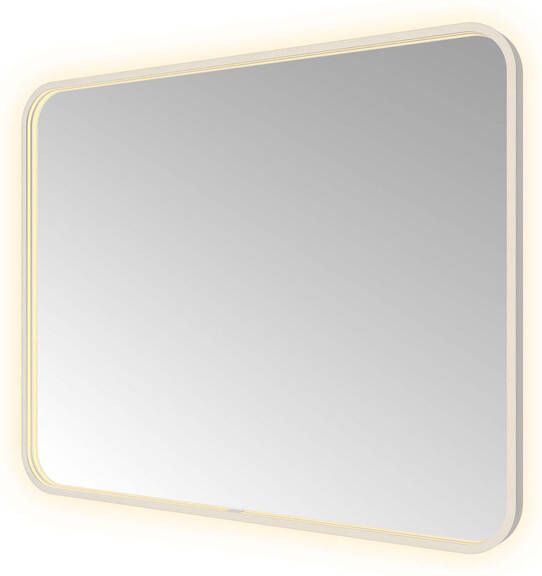 Hotbath &MORE Spiegel direct en indirect LED color changing spiegelverwarming met afstandsbediening RVS 316 SSQ180IX