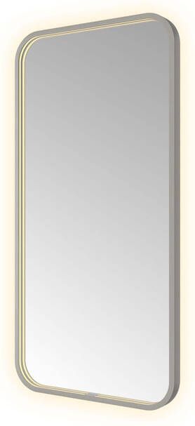 Hotbath &MORE Spiegel direct en indirect LED spiegelverwarming color changing dimbaar met afstandsbediening Geborsteld gunmetal PVD SSQ510BGP