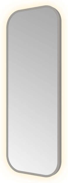 Hotbath &MORE Spiegel indirect LED color changing dimbaar met afstandbediening Geborsteld gunmetal PVD SSQ380BGP