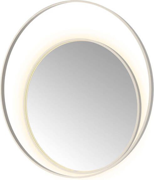 Hotbath &MORE Spiegel Round2 direct en indirect LED spiegelverwarming dimbaar met afstandsbediening RVS 316 R2X120IX