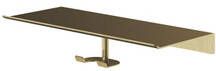 Hotbath enMORE Haak Voor Glaswisser voor planchet serie Geborsteld messing PVD SHA06BBP
