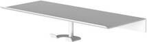 Hotbath enMORE Haak Voor Glaswisser voor planchet serie Mat wit SHA06WH