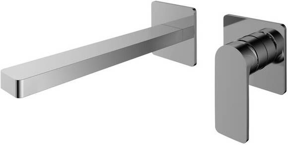 Hotbath Gal afbouwdeel voor inbouw wastafelmengkraan uitloop 20 cm chroom