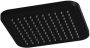 Hotbath Gal GL100BL hoofddouche vierkant 22 cm Mat zwart - Thumbnail 1