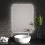 Hotbath Gal MG086 spiegel 80 x 60 cm inclusief indirecte verlichting en spiegelverwarming ip44 - Thumbnail 2