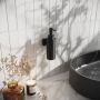 Hotbath Gal zeepdispenser wandmodel 17 3 x 5 x 10 7 cm mat zwart - Thumbnail 2
