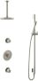 Hotbath Get together IBS1 complete thermostatische douche inbouwset Buddy met 2 stopkranen met 30cm plafondarm 30cm ronde hoofddouche 3 standen handdouche chroom IBS1CR135 - Thumbnail 1